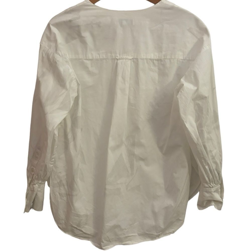 Jason Wu Collection White Button Up Poplin Minima… - image 5